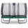 EXIT TOYS EXIT Elegant Premium Trampolin 244x427cm mit Deluxe Sicherheitsnetz - grün