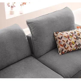 W.Schillig Eckcouch Chenille 3-Sitzer Grau