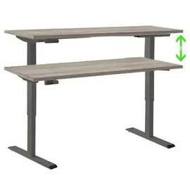 MID.YOU Schreibtisch Office Edition Eiche / Braun