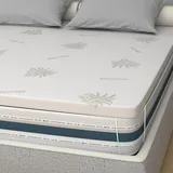 MiaSuite i sogni italiani Topper halbstarr Einzelbett 80 x 190 H 3 cm – Medizinprodukt – Matratzenauflage