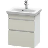 Duravit Waschtischunterschrank Com DuraStyle 50x36,8cm, tau/we ma, 2 SchKa., wandhängend