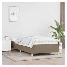 vidaXL Bettgestell 200 x 200 cm Taupe