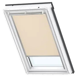VELUX Verdunkelungsrollo Uni Beige 4556, CK02 4556K Sandbeige, alu Schiene: Premium