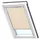 VELUX Verdunkelungsrollo Uni Beige 4556, CK02 4556K Sandbeige, alu Schiene: Premium