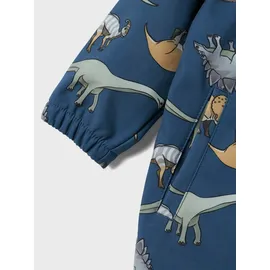 NAME IT Alfa08 Softshell Aop1 Mini Overall Dark Denim / Willitus 12 Monate