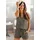 LASCANA Kurzoverall aus gewebter Viskose, ärmelloser Jumpsuit mit Hemdblusenkragen grün 38