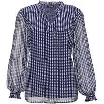 GOLDNER Chiffonbluse blau 38