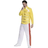 amscan (PKT) (9906854) Erwachsenenkostüm für Herren, 80er-Jahre, Rock-Ikonen-Kostüm, Größe L