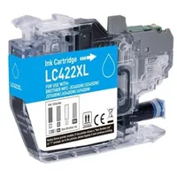 InkPro Druckerpatrone kompatibel mit Brother LC-422 XL C Cyan