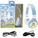 Lexibook Lexibook, Bluey, 2-in-1 Bluetooth- und kabelgebundenes Headset, bequem und faltbar mit Lautstärkebegrenzung, HPBT010BY