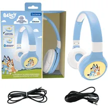 Lexibook Lexibook, Bluey, 2-in-1 Bluetooth- und kabelgebundenes Headset, bequem und faltbar mit Lautstärkebegrenzung, HPBT010BY