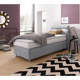 Westfalia Schlafkomfort Boxspringbett 100 x 200 cm H3 Grau