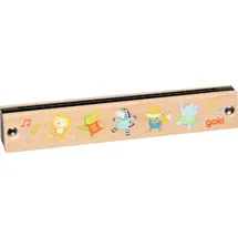 GoKi Kinder-Mundharmonika 61857 18cm 24 Töne Holz/Kunststoff