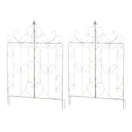 CLP Rankgitter Mandevilla 2er Set  antik-grün