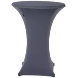GARDAMO Stehtisch-Husse Ø 70-85 cm x 110 cm Anthrazit