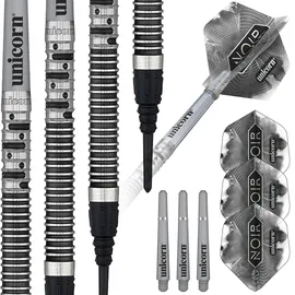 Unicorn Information System Unicorn Phase 5 Noir Dartpfeil, schwarz/Silber, 20 g)