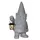 StarTrading Led-solar-figur'gnomy' Zwerg mit Laterne, grau