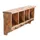 DESIGN DELIGHTS Wandgarderobe RUSTIKALE WANDGARDEROBE mit Fächern "VINTAGE 70", 70x27x11cm(BxHxT) beige