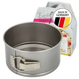 RBV Birkmann Birkmann Basic Baking Springform, Backform, Kuchenform, Kuchenbackform, Karbonstahl, Ø 18 cm, 883017, Antrazit