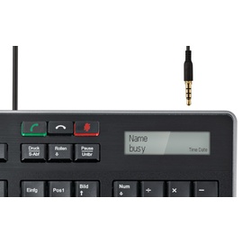 Fujitsu KB950 Phone - Set aus Tastatur und Kopfhörer