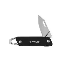 TRUE UTILITY MODERN KEY CHAIN KNIFE  MIT 4 WERKZEUGEN SCHWARZ EINHEITSGRÖSSE