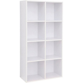VASAGLE Bücherregal weiß 65,5 x 30,0 x 129,5 cm