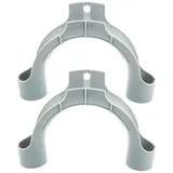tecuro Universal Haltebogen 2 X grau