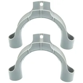 tecuro Universal Haltebogen 2 X grau