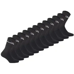 Diadora Unisex Tennissocken - 12er Pack, Logo Schwarz 43-46