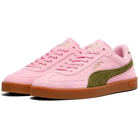 Puma Club II Era Suede Pink shimmer-olive green