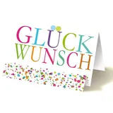 LUMA Glückwunschkarte Konfetti DIN B6, 1 St.