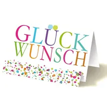 LUMA Glückwunschkarte Konfetti DIN B6, 1 St.