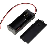 TRU Components TC-13220612 Batteriehalter 1x Mignon (AA) Kabel (L x B x H) 70 x 26.7 x 18.8 mm