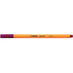 STABILO point 88, Violett, Fein, Violett, Orange, Hexagonal, Metall, 0,4 mm