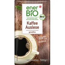 enerBiO Kaffee Auslese Bio-Kaffee, gemahlen, Arabicabohnen 500,0 g