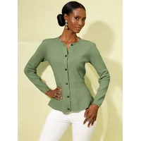 CREATION L Strickjacke in eucalyptus, | Gr.: 40