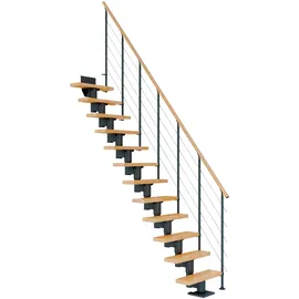 DOLLE Mittelholmtreppe Dublin 61 cm Buche lackiert