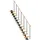 DOLLE Mittelholmtreppe Dublin 61 cm Buche lackiert
