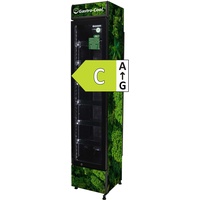 Gastro-Cool - - - Glastürkühlschrank - GCDC130