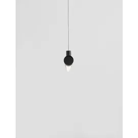 Nova Luce Elettra 1-flg. Ø 120 cm schwarz Aluminium