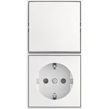 Busch-Jaeger Kombination Wippschalter 2601/6/20 EAPBJ-524 Weiß 2 St.