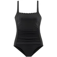 LASCANA Badeanzug Camilla Schwarz/Weiß 38 Cup C