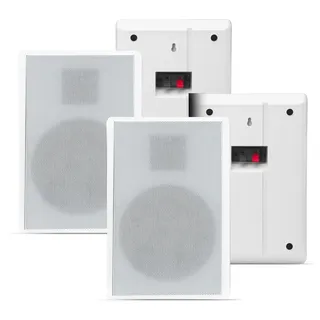 Pronomic FLS-540 WH Paar Flatpanel Wandlautsprecher Box weiß 2x Set