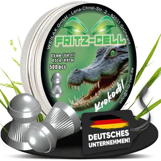 5000 Rundkopf Diabolo 4,5 mm Fritz-Cell für Luftgewehr Luftpistole