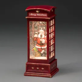 Konstsmide LED Telefonzelle mit Weihnachtsmann 1 LED Warmweiß