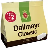 Dallmayr Classic Kaffeepads Arabica- und Robustabohnen 16 + 2 Pads