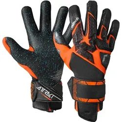 REUSCH Herren Handschuhe Attrakt Fusion Carbon® 3D, black / shocking orange / black, 9