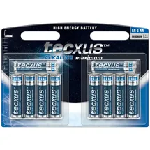 Tecxus Alkaline Mignon, AA, LR6 Batterie im 10er Pack