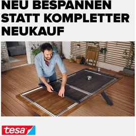 Tesa Fliegengitter Ersatzrolle 120 x 250 cm Anthrazit