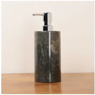 wohnfreuden Seifenspender Marmor Seifenspender schwarz, 1239 schwarz